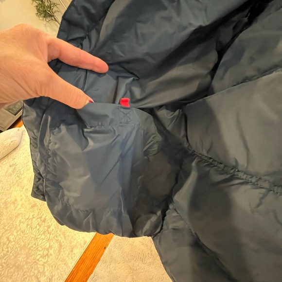 Lands End Men’s Expedition Winter Down Puffer Jacket Navy Blue Size Med Goose - Picture 8 of 8